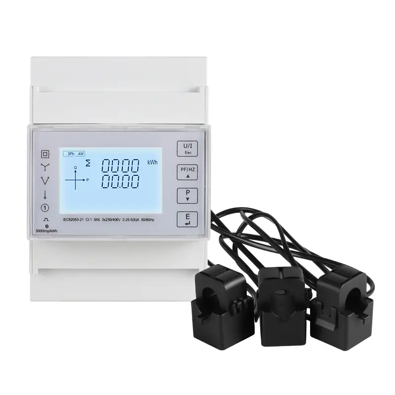 Misurazione di precisione ad alta precisione 3p 4W Misurazione DIN ENERGIA Smart Meter